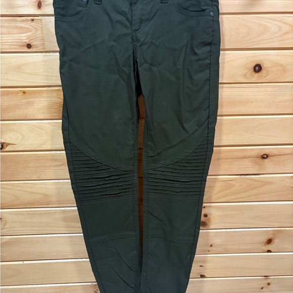 Prana Denim - Prana Olive Green Pants with Decorative Button